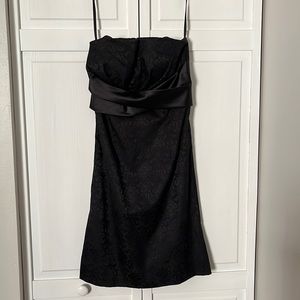 WHBM - Strapless Black Dress - size 0